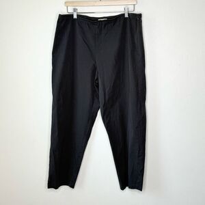 Eileen Fisher Gray Cotton Elastic Waist Pull On Pants - Women’s US XL